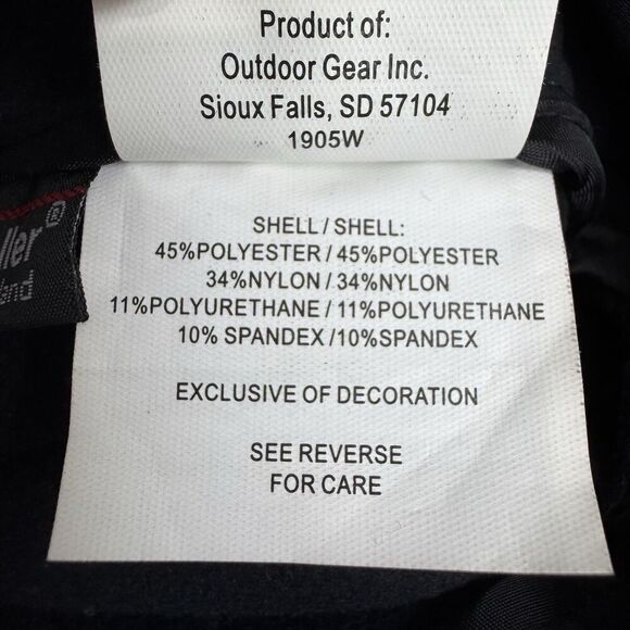 AFRC Bouldergear Womens Waterproof Tech Ski Snowboarding Black Pants Size 6 OTB - Picture 12 of 13